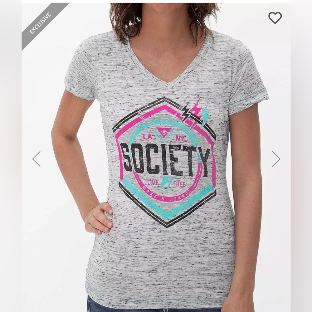 Buckle Society fight or flight tee size M NWOT - Picture 8 of 11